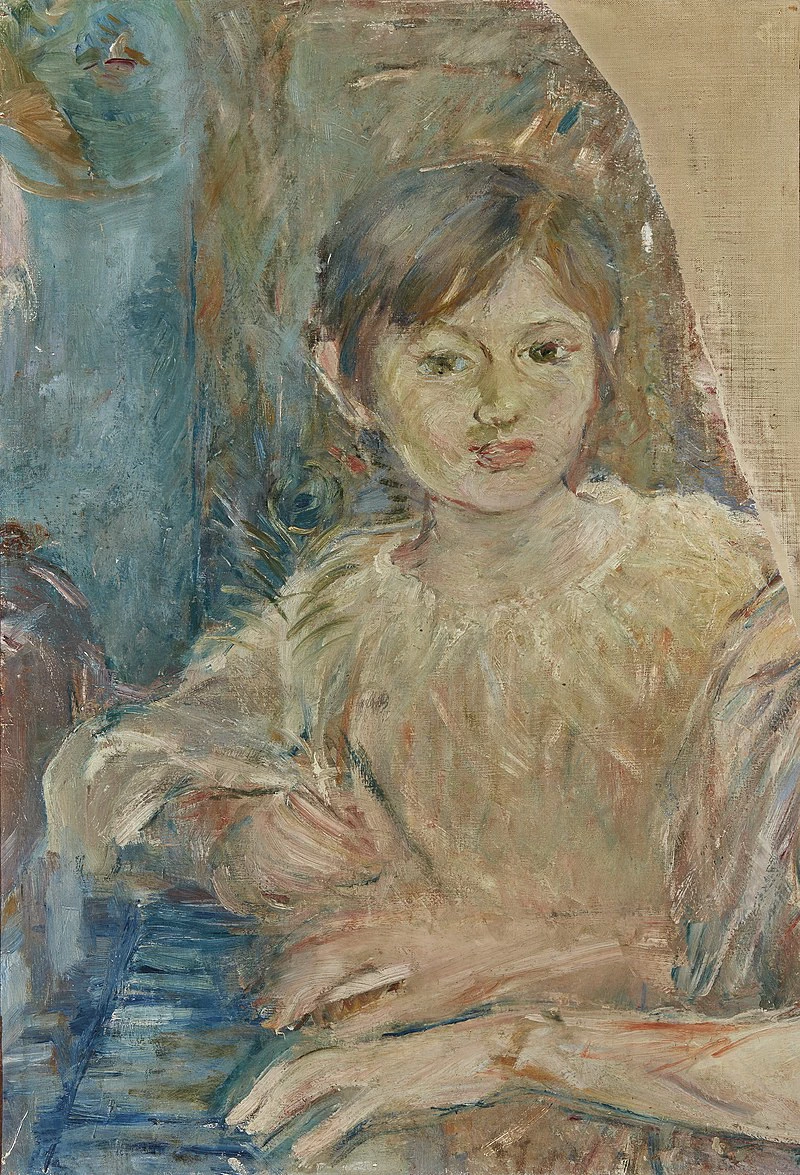 Julie Manet che studia la piano